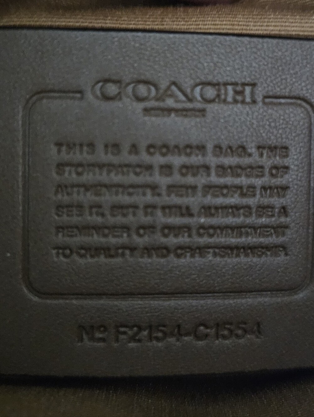 COACH SIGNATURE ROWAN - Picture 7 of 7